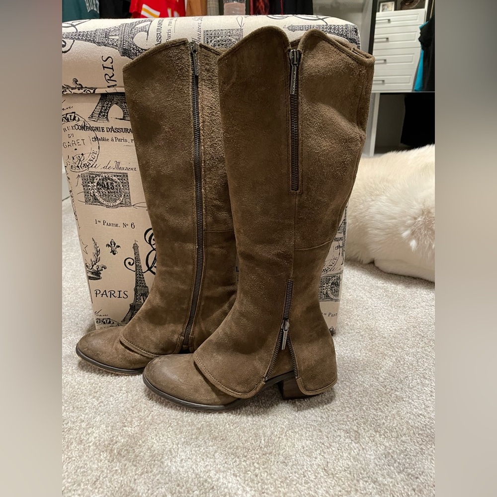 Donald J Pilner brown Riding Boots Western Tall Equestrian Lightly worn